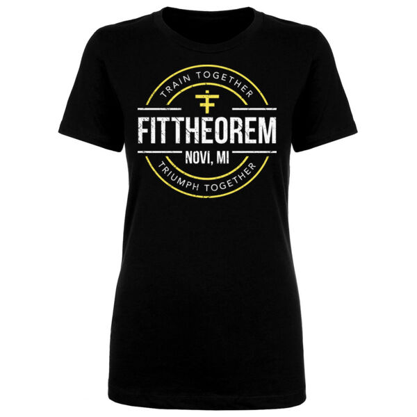 FITTHEOREM NOVI - TRIUMPH TOGETHER - WOMEN'S FITTED T-SHIRT - RD1YSH Thumbnail