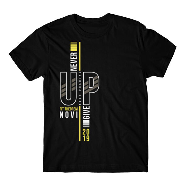 NEVER GIVE UP - T-SHIRT - $ZEHP3G$ Thumbnail